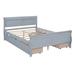 Red Barrel Studio® Riddoch Bed Metal in Gray | 35.4 H x 82.6 W x 56.3 D in | Wayfair 2FDBA6D005B744B08DE87E7734BDBC69
