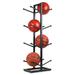 WFX Utility™ Rozek Metal Freestanding Adjustable Sports Rack Metal in Black | 44.09 H x 15.74 W x 7.87 D in | Wayfair