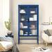 Latitude Run® Boerger Glass China Cabinet in Blue | 12.6 H x 61.02 W x 31.5 D in | Wayfair 175B1D4AC9CC4064A498A1F24431FD1F