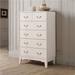 Canora Grey Sidoon Solid Wood Accent Chest in White | 48.8 H x 29.5 W x 17.7 D in | Wayfair E954E9DB801E424095E0BF192DF6C678