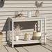 Latitude Run® Anthelme Buffet & Console Outdoor Table Plastic in Gray | 30.3 H x 38.3 W x 16.1 D in | Wayfair 9ED26125FF5647F69EF1926B06F5EB8C