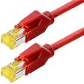 Tecline S/FTP CAT6 A, 3 m 3 m Cat6 A S/FTP (S-STP) Red Networking Cable – Networking Cables (3 m, 3 m, Cat6 A, S/FTP (S-STP), RJ-45, RJ-45, Red)