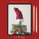 Knitting Pattern - Miniature Santa Hat - Tree topper pattern, downloadable Christmas hat pattern, Bottle cosy knitting pattern