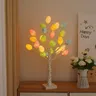 60cm pasqua Brich Tree Lamp 40LED uova di pasqua ornamenti appesi decorazioni pasquali per la casa