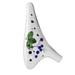 Hand Painting 12 Hole Ocarina Alto C Ocarina Ceramic 12 Hole Ocarina (Hand Paiting Trumpet Creeper)