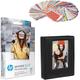 HP Sprocket 2" x 3" Premium Sticky-Backed Zink Photo Paper Starter Bundle with Photo Album and Sticker Set