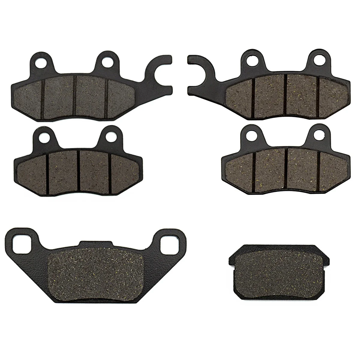 6 stücke Motorrad Teile KAZUMA 500CC ATV Bremsbeläge Für KAZUMA Jaguar 500CC ATV Quad Vorne Links Vorne Rechts und hinten Bremsbeläge Image