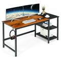 59 Home Office Computer Desk Study Laptop Table Detachable Shelf