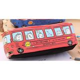 Frehsky school supplies students Kids Cats School Bus pencil case bag office stationery bag FreeShipping