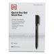 3PK TRU RED Quick Dry Retractable Gel Pen Medium 0.7 mm Black Ink Black Barrel 5/Pack (24377035)