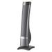 Lasko CT30710 Ceramic Extended Heat Zone Indoor Tower Heater with Remote Control Silver and Black