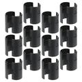30 Pairs Shelf Sleeves Plastic Post-shelving The Wire Lock Clips Brackets Tube Fixed Clamp Retaining Abs