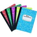 Rosmonde Composition Notebooks College Ruled 5 Pack 200 Pages (100 Sheets) 9-3/4 x 7-1/2 Assorted Colors Composition Notebook Sewn Binding & Hard Cover Notebooks for Students Colors May Repeat