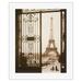 Paris France - Eiffel Tower (Tour Eiffel) TrocadÃ©ro Palais de Chaillot - Vintage Travel Poster c.1925 - Fine Art Rolled Canvas Print 16in x 20in