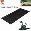 200*90*0.6cm Health & Fitness Exercise Equipment Mat - Treadmill Mat Exercise Bike Mat Fitness Mat Elliptical Mat Jump Rope Mat Gym Mat Use on Hardwood Floors and Carpet Protection