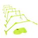 Adjustable Hurdles and Cone Set Agility Hurdles Disc Cones for Sports Plyometric Speed Training