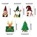 5pcs Christmas Yard Signs with Stakes Outdoor Decorations Lightweight Santa Claus Reindeer Christmas Holiday Decorations