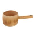 OUNONA Ladle Water Scoop Dipper Kitchen Spoon Cup Bath Serving Hair Soup Shampoo Ceremony Tea Bathing Wooden Deep Spoons