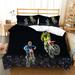 Motorcycle Printed Duvet Cover Set Cool Home Textiles 2/3 Pcs Comforter Cover Sets King (90 x104 )