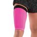 Zensah Thigh Compression Sleeve Ã¢â‚¬â€œ Hamstring Support Quad Wrap for Men and Women - Great for Running Sports Groin Pulls (Small Neon Pink)