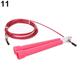 Ruanlalo Speed Wire Skipping Adjustable Jump Rope Boxing Fitness Sport Exercise Equipment Red