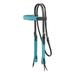 KING SERIES SUEDE BUCKSTITCH BROWBAND HEADSTALL