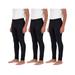 Real Essentials 3 Pack: Youth Boys Compression Pants Leggings Tights Baselayer Cold Gear Sports Football Basketball
