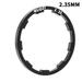 Mtb Grooved Hub Washer 1.0/1.5/1.85/2.0/2.18/2.35/2.5Mm Bottom Bracket Spacers (Black 2.35MM)