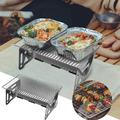 Weloille Charcoal Grill Portable Barbecue Grill Folding BBQ Grill Small Barbecue Grill Outdoor Grill Tools For Camping Hiking Picnics Traveling