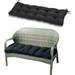 Namzi Indoor/Outdoor Bench Cushion Swing Cushion 51.2 x19.7 for Lounger Garden Furniture Patio Lounger Bench (Black)