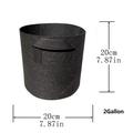 piaybook Plant Pot 1/2/3/5/7 Gallon Grow-bag Heavy Thickened Nonwoven Plant Fabric Pot with Handles Decorative Plant Pot for All Plants Flowers Vegetables