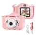 Dadypet Mini Kids Digital Video Camera 1080P Dual Lens Camcorder with 2.0 Inch IPS Screen Cute Photo Frames Birthday Christmas Gift