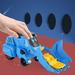 TUWABEII Dinosaur Toys for Kids 3-5 Child Collision Deformation Car Boy Engineering Car Impact Deformation Toy