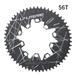 Bike Oval Disc 110 130Bcd Chainring 54T 56T 58T For Mountain Road (56T)