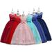 Godderr Kids Girls Flower Girl Dress Girls Birthday Dress Big Girls Dresses Ball Gown Birthday Dresses Cute Dresses for Teen Girls Pageant Dresses for Toddler Girls Puffy Dress for 4-16Y