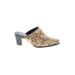 Matisse Mule/Clog: Tan Leopard Print Shoes - Women's Size 8