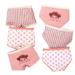 Godderr 4PCS Kids Baby Girls Briefs Cute Print Underwear Briefs Anti-Shine Safety Pants Boxer Shorts for Toddler Girls 1-10 Years