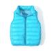 Vest Coats for Baby Boy Toddler Baby Girl Boy Fleece Jacket Vest Hoodie Sleeveless Waistcoat Warm Jacket Outwear Solid Color Windproof Padded Vest Baby Cotton Vest Winter Warm Puffer Jacket 2-9 Years