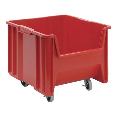 Quantum Giant Stack 17 1/2" x 16 1/2" x 15 1/2" Red Mobile Storage Container QGH805MOBRD