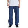 Relax-fit-Jeans DC SHOES "Worker", Herren, Gr. 33(M/L) / Länge 34(L), Länge 34, blau (indigo schwarz), 80% Baumwolle, 20% Baumwolle, Jeans