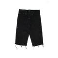 True Religion Jeans - Mid/Reg Rise: Black Bottoms - Kids Boy's Size 16 - Black Wash