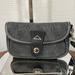 Dooney & Bourke Bags | Dooney And Bourke Signature Logo Canvas And Leather Flap Wristlet Black | Color: Black/Gray | Size: Os