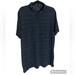 Nike Shirts | Nike Golf Short Sleeve Polo Shirt Striped Collared Dri-Fit Men’s Size Xl | Color: Blue | Size: Xl