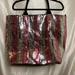 Victoria's Secret Bags | Large Victoria’s Secrets Sequence Tote Bag | Color: Pink/Silver | Size: Os