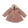 Jessica Simpson Jackets & Coats | Jessica Simpson Girls Coat Faux Fur Collared Pink Coat Size 3 3t Orig.$79 | Color: Pink | Size: 3tg