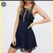 Free People Dresses | Free People Mini Dress | Color: Black/Blue | Size: 2