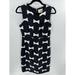 Kate Spade Dresses | Kate Spade Cora Black White Bow Bow Ties Print Dress Sleeveless Sz 4 $398 | Color: Black/White | Size: 4