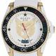 Gucci Accessories | Gucci Dive New 40mm White Feline Head Dial Rubber Men's / Unisex Watch Ya136322 | Color: Gold/White | Size: 40mm