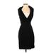 Ann Taylor Cocktail Dress - Sheath: Black Solid Dresses - Women's Size 0