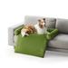 Tucker Murphy Pet™ Calming Furniture Protector Dog Bed, Waterproof Faux Fur Couch Cover Dog Sleeping Mat Metal in Green | Wayfair